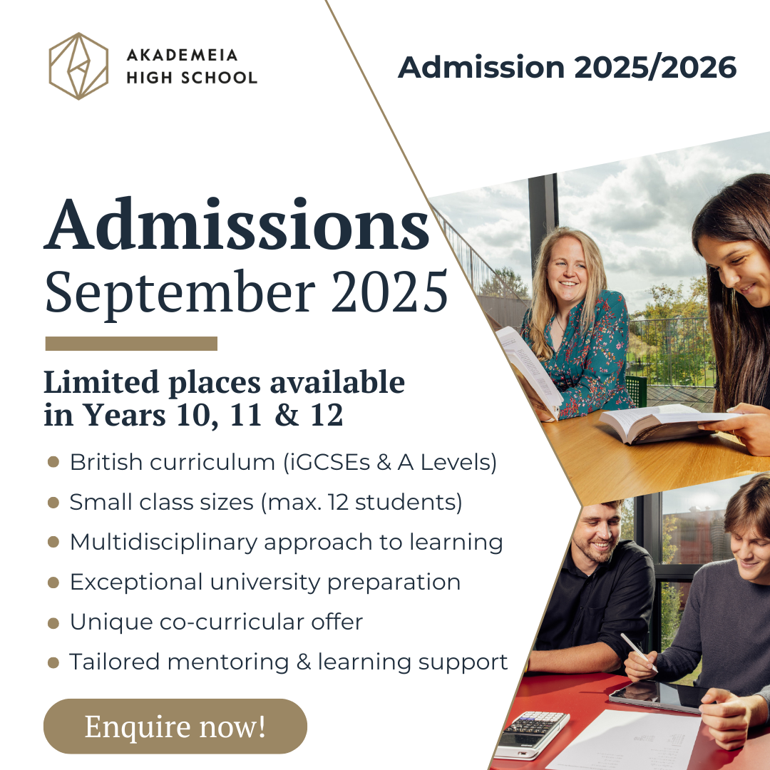 Admissions 2025 still open! Enquire today! 