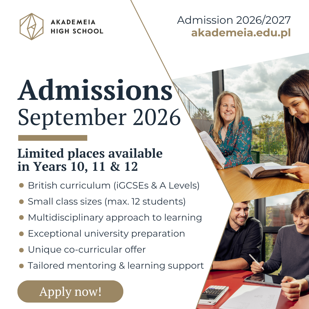 Admissions 2026 - Apply now!