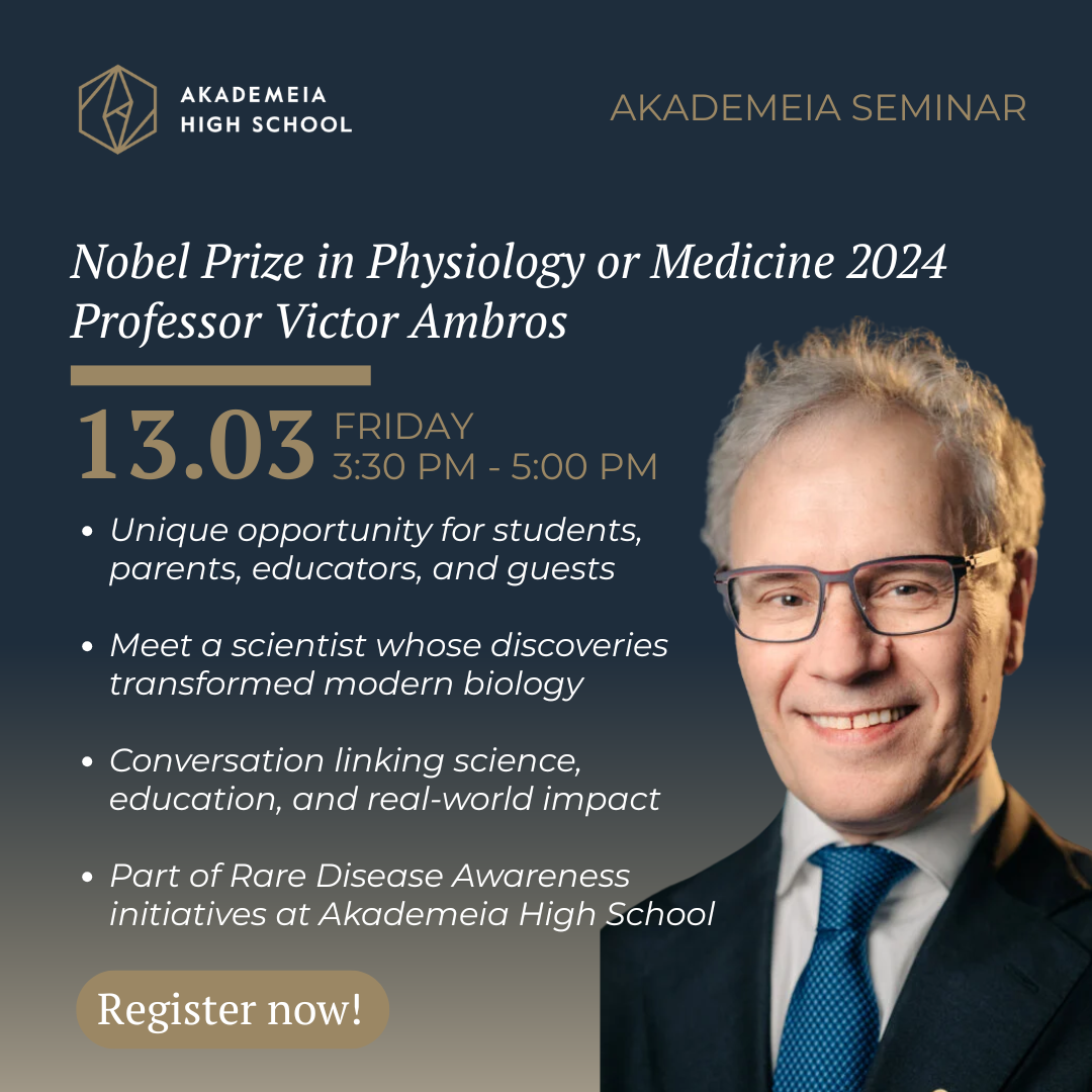 Nobel Prize winner at Akademeia!