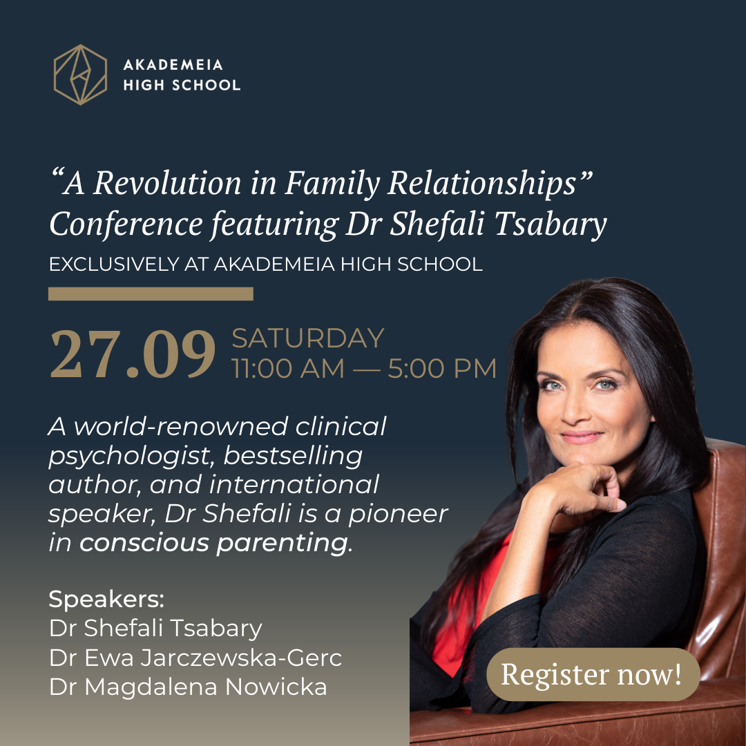 Dr Shefali Tsabary exclusively at Akademeia High School