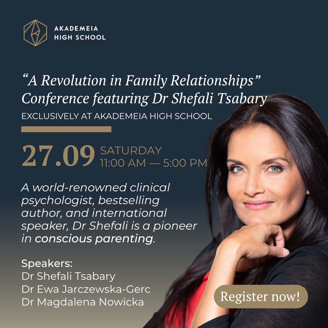 Dr Shefali Tsabary exclusively at Akademeia High School